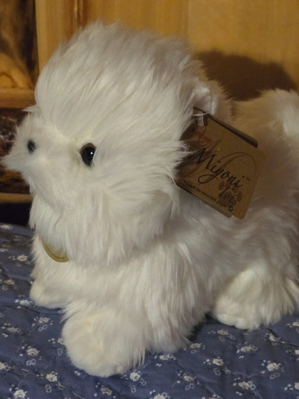 Miyoni Tots Pom Pom Puppy  NWT